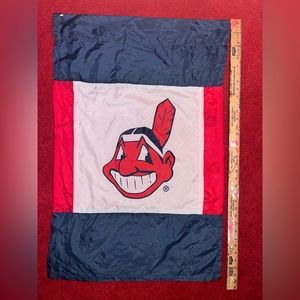 Cleveland Indians chief wahoo banner flag 34in